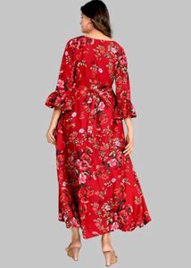 Floral Print Maxi Dress