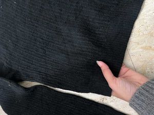 Black Knit Mock Neck Sweater