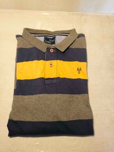 Men's Striped Polo Shirt