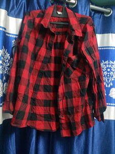Red & Black Plaid Shirt