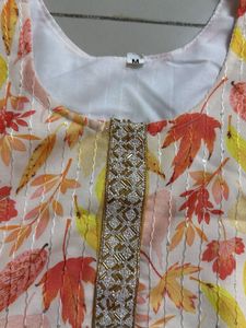 Floral Print Kurta