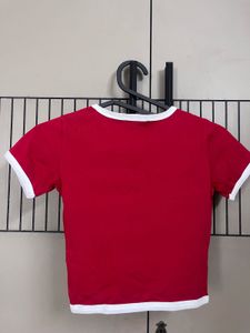 Red Cherry Crop Top