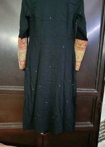 Black Embroidered Kurta set 💫