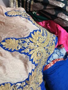 navy blue kurti with duppatta and plazo