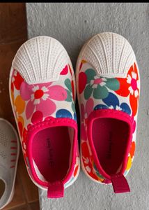 Three pair of kids footwear
