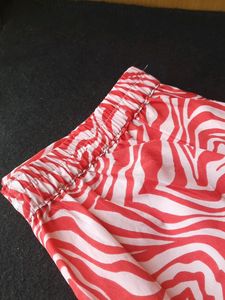 Fashfun Red Print Pant