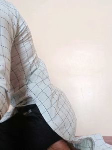 cyan kurta for daily college styling