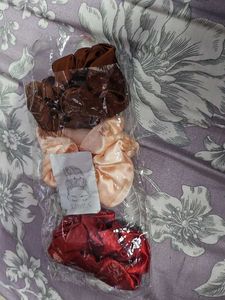 Satin Scrunchies Set (3 pcs)