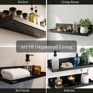 iron Wall Shelf | Laser Cut Metal Mounte