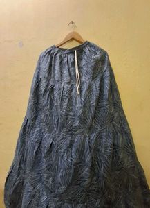 Greyish blue long skirt🩵🩶