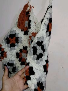 Boho Granny Square Crochet Bag