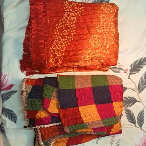 2 Rajasthani Dupatta Set