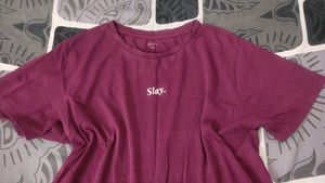 Purple "Slay" Graphic Tee &amp; shots 🎀
