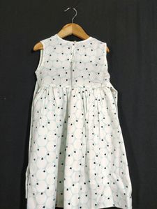 Blue Heart Printed Dress ( Women) | Chest 24| Length 24