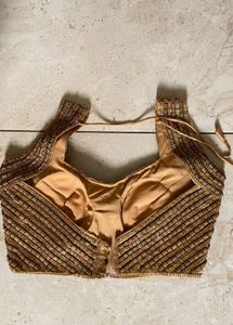 Golden Heavy Blouse | Party / Wedding