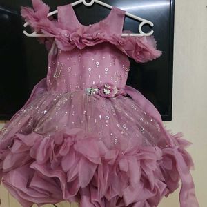 Adorable Pink Flower Girl Dress