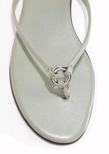 Stylish Light Green Flip Flops