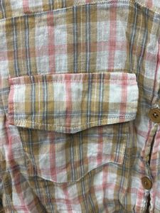 Cropped Plaid Shirt