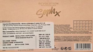 Revolution Sophx Eyeshadow Palette