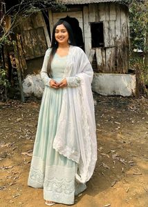 Light Green Anarkali Suit
