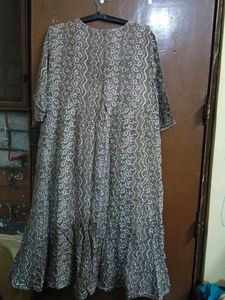 Embroidered Brown Kurta