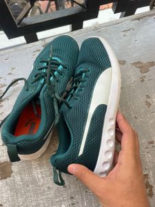 Puma Green Mesh Sneakers