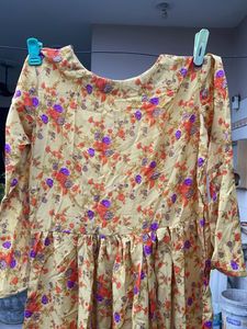 Yellow Floral Maxi Dress