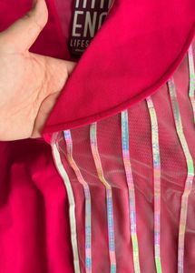 pink party dress with tags