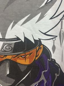Kakashi Backprint Graphic Tee - Anime Inspired