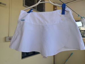White Skort