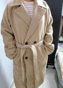Elegant Tan Trench Coat