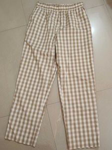 Cute Gingham Checkered Pants