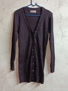 Long Sleeve Button-Up Cardigan