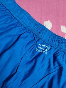 Full Length 3XL Blue Milton Leggings