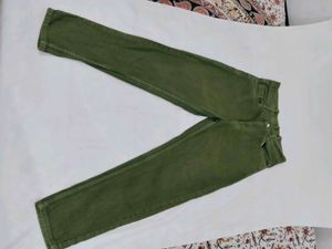 Olive Green Corduroy Pants