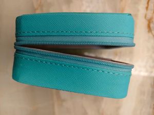 Teal Owl Travel Jewelry Case