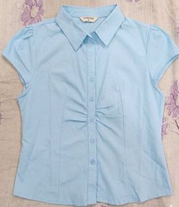 Light Blue Button-Up Shirt