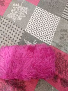 Fuzzy Pink Clutch