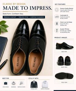 Classic Black Oxford Shoes