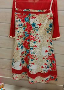 Beautiful Floral Print Kurta