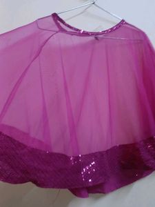 Magenta Cape Top Net
