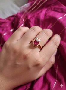 Color Gemstone Stone Ring for Women
