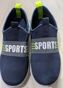 Blue Sports Slip-On Shoes