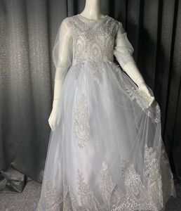Elegant Embroidered Evening Gown