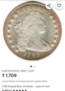 Half Dollars coin very rare 1794