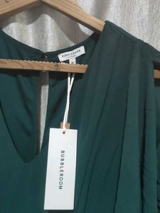 Elegant Deep Green Maxi Dress