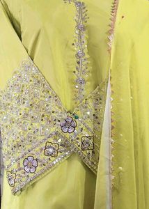 Embroidered Kurta dupatta and farshi shalvar