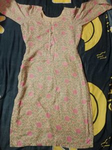 Elegant Cotton Kurta Set with Dupatta