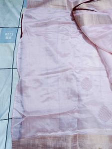 organza Pink Saree