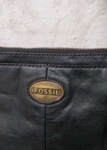 fossil vintage yk2 leather bag